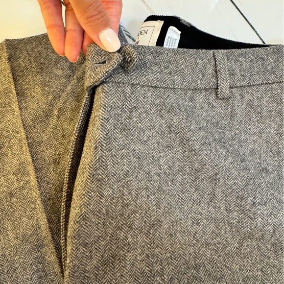 H&M x Erdem Designer Gray Tweed Suit Sz 12 - RARE - Picture 8 of 10